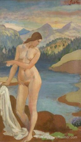 Bather dans les montagnes gallois