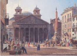 Le Panthéon et la Piazza della Rotonda à Rome