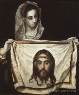 Saint-Veronica avec le Saint Shroud