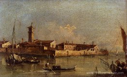 Vue de l'île de San Michele près de Murano, Venise