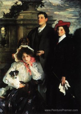 Hylda, Almina et Conway, les enfants d'Asher Wertheimer