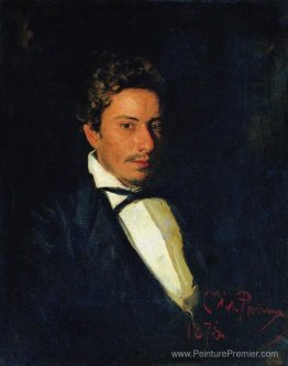 Portrait de V. Repin, musicien, frère de l'artiste