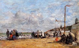 Trouville, scène de plage