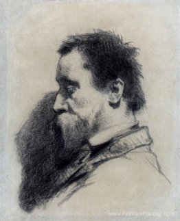 Portrait d'un homme, qui serait Léopold Desbrosses