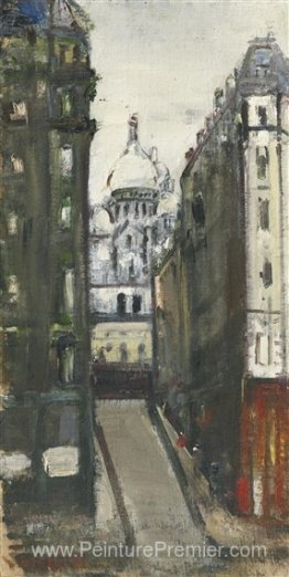 Vue sur sacré-coeur, Montmartre