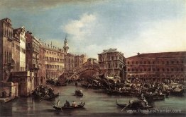 Le pont Rialto avec le palazzo dei Camerlenghi