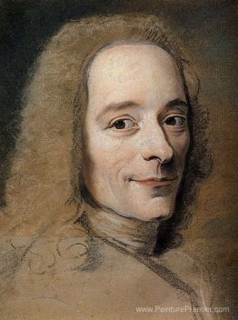 Préparation du portrait de Voltaire