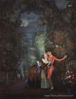 Dame et harlequin