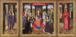 La Vierge et l'enfant avec des saints et des donateurs (le Tript