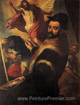 Autoportrait d'Agostino Carracci