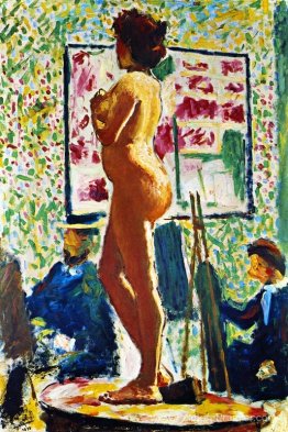 Classe de vie à l'École des Beaux-Arts (Fauvist Nude)