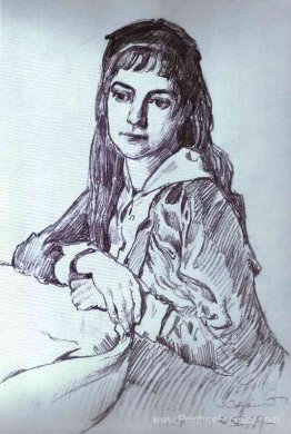 Portrait de la fille de l'artiste, Vera