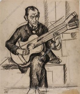 Un homme avec une guitare