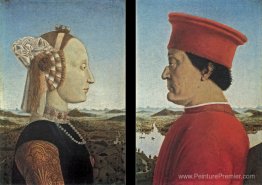 Portraits Federico da Montefeltro et Battista Sforza