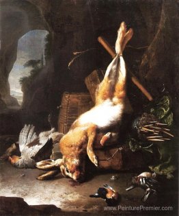 Nature morte avec le trophée de chasse