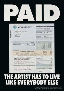 Payé: l'artiste doit vivre comme tout le monde