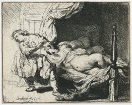 La femme de Joseph et Potiphar