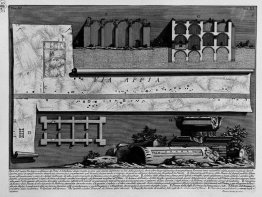 Les antiquités romaines, t. 3, planche III. Une partie de l'anci