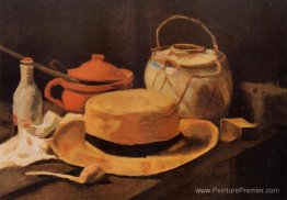 Nature morte avec un chapeau jaune