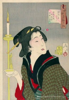 Regarder soif - l'apparition d'une ville de Geisha, une bargirl