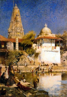 Le temple et le réservoir de Walkeschwar à Bombay