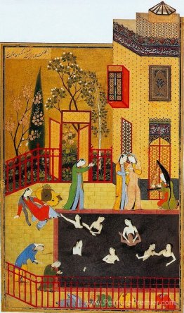 Une peinture miniature de l'iskandarnama