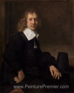 Un jeune homme à une table (peut-être Govaert Flinck)