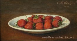 Nature morte avec les fraises