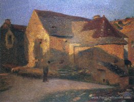 La vieille maison dans les derniers rayons