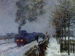 S'entraîner dans la neige ou la locomotive