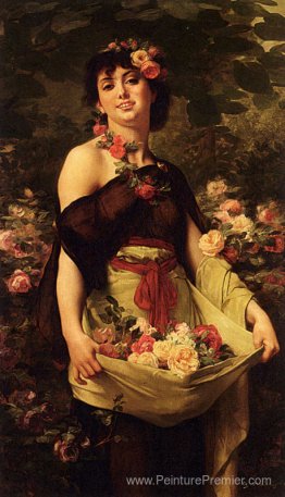 La fille fleurie