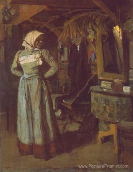 Jeune femme dans l'atelier