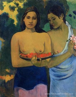 Deux femmes tahitiennes