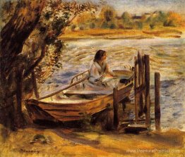 Jeune femme dans un bateau (Lise Trehot)