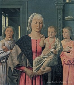 Madonna de Senigallia avec enfant et deux anges