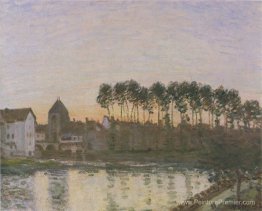 Coucher de soleil à Moret