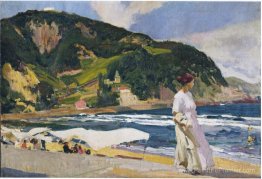 Maria sur la plage, Zarauz