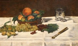 Nature morte: fruits sur une table