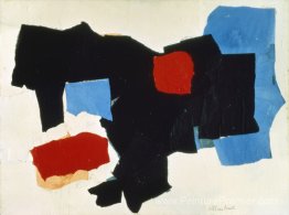 Bleu, rouge, noir et blanc