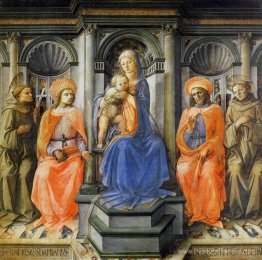 Madonna intronisée avec les saints