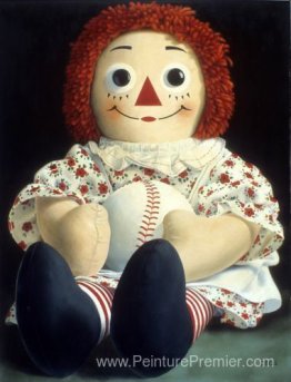 Raggedy Ann avec le baseball