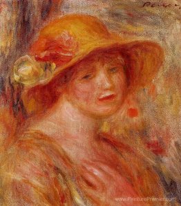 Femme dans un chapeau de paille