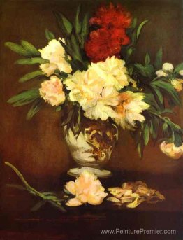 Pivoines dans un vase