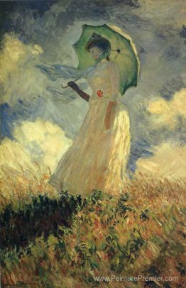 Femme avec un parasol (également connu sous le nom d'étude d'une
