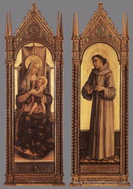 Madonna et enfant, St Francis d'Assise