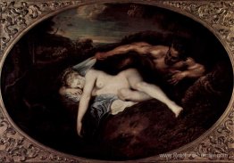 Nymphe et satyr, ou Jupiter et Antiope