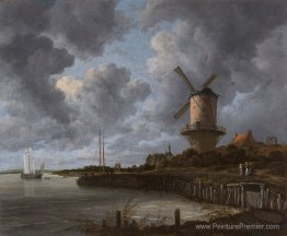 Moulin à tour à Wijk Bij Duurstede, Pays-Bas