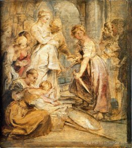 Achille et les filles de Lykomedes