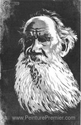 Portrait de Leo Tolstoy