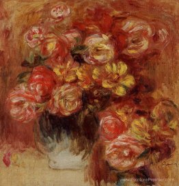 Vase de roses